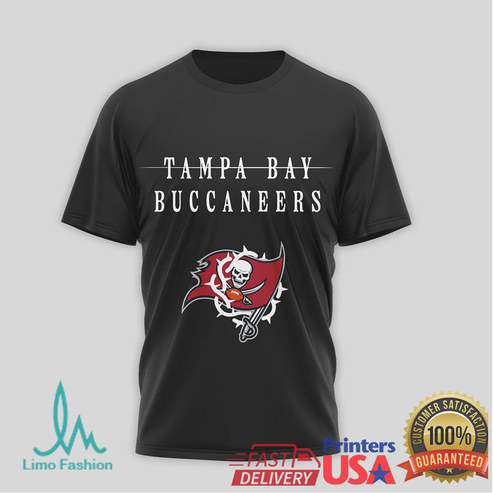 Tampa Bay Buccaneers Krampus “Good Tidings & Bad Omens” Black T Shirt - Limotees LLC