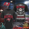 Tampa Bay Buccaneers Mechanic Skull Pistons T Shirt - Limotees LLC