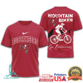 Tampa Bay Buccaneers Mountain Biker “Go Buccaneers” Sports T shirt - Limotees LLC
