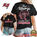 Tampa Bay Buccaneers Nurse Loves Her Bucs Tshirt - Limotees LLC