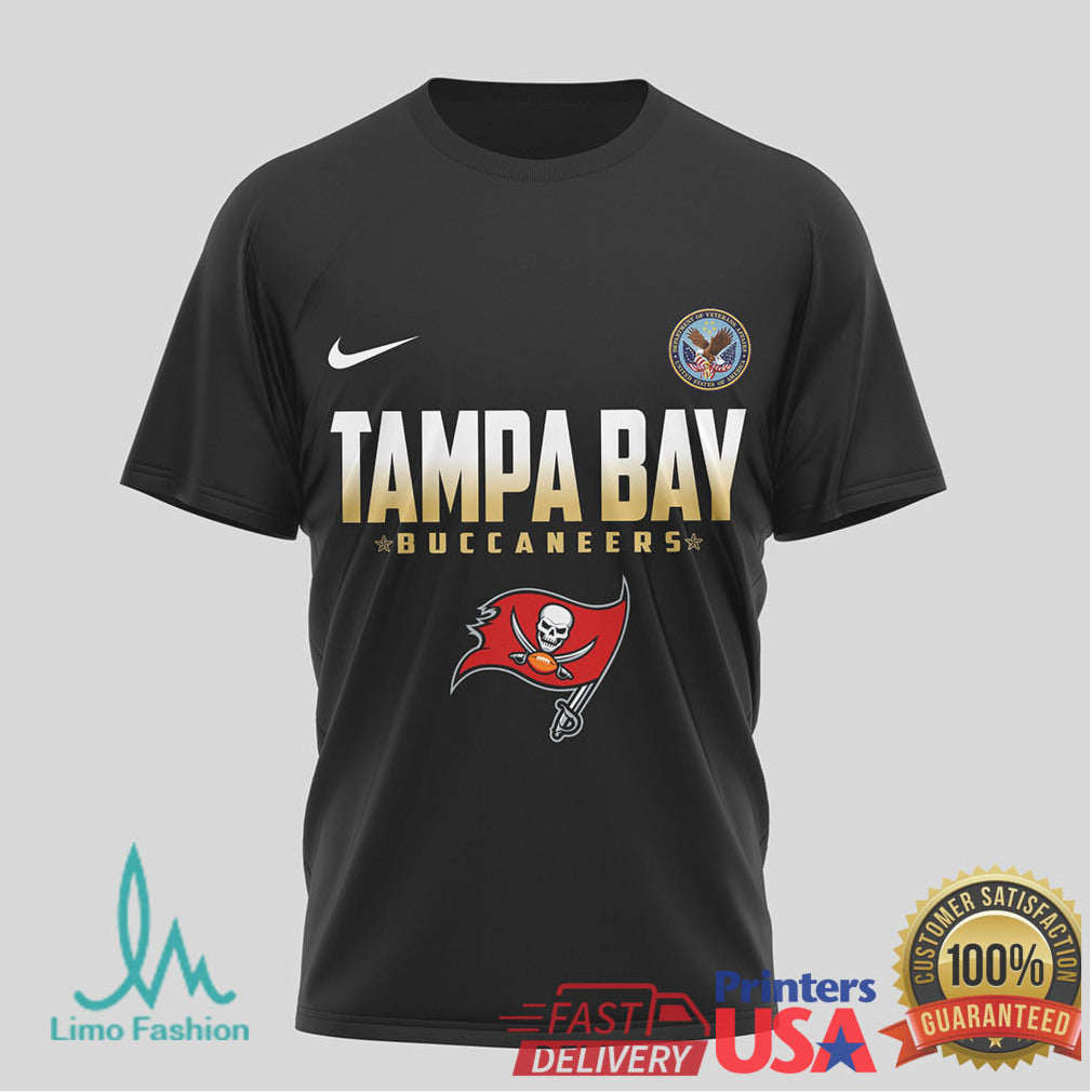 Tampa Bay Buccaneers Official NFL Department Of Veterans Affairs 3D Shirt
