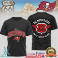 Tampa Bay Buccaneers Official NFL Route 66 3D Shirt - Limotees LLC