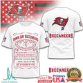 Tampa Bay Buccaneers Official NFL Whiskey 3D Shirt - Limotees LLC