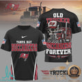 Tampa Bay Buccaneers Old Trucker Skull Forever T Shirt - Limotees LLC