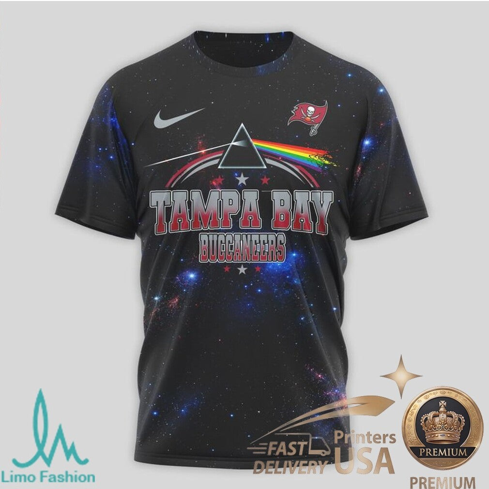 Tampa Bay Buccaneers Pink Floyd Prism Cosmic Fan T Shirt - Limotees LLC
