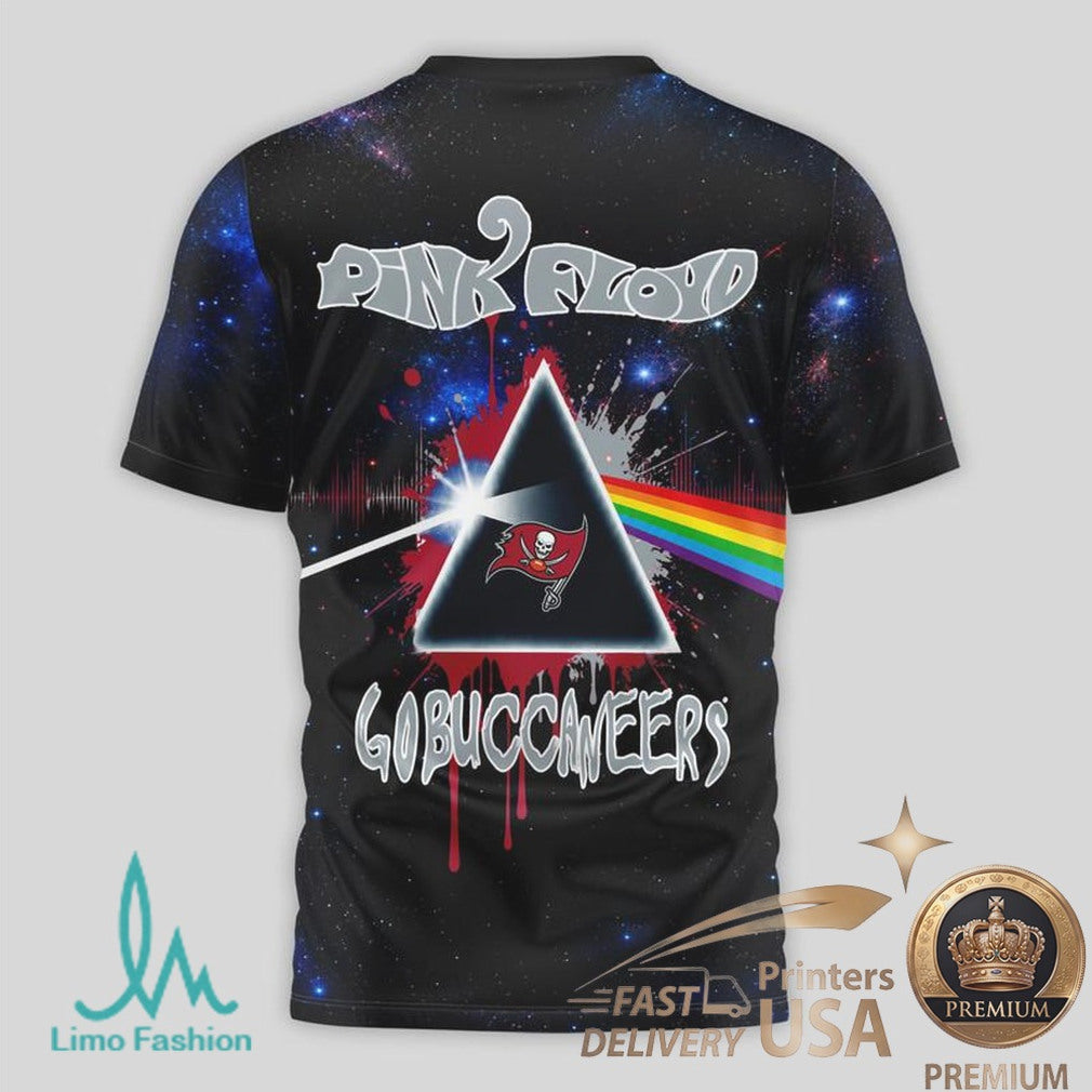 Tampa Bay Buccaneers Pink Floyd Prism Cosmic Fan T Shirt - Limotees LLC