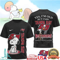 Tampa Bay Buccaneers Snoopy Football T Shirt Yes I'm Old But I Saw Them Bucs Gear - Limotees LLC