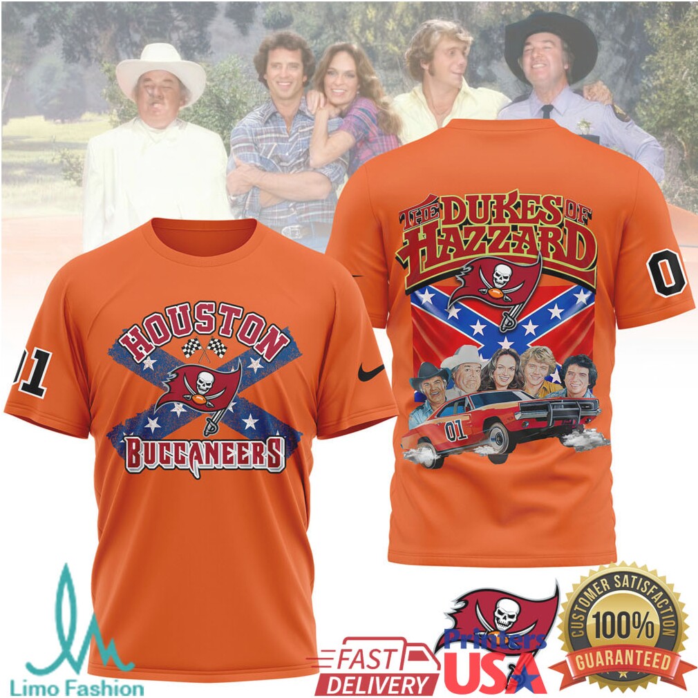 Tampa Bay Buccaneers The Dukes of Hazzard Country Racing T Shirt - Limotees LLC