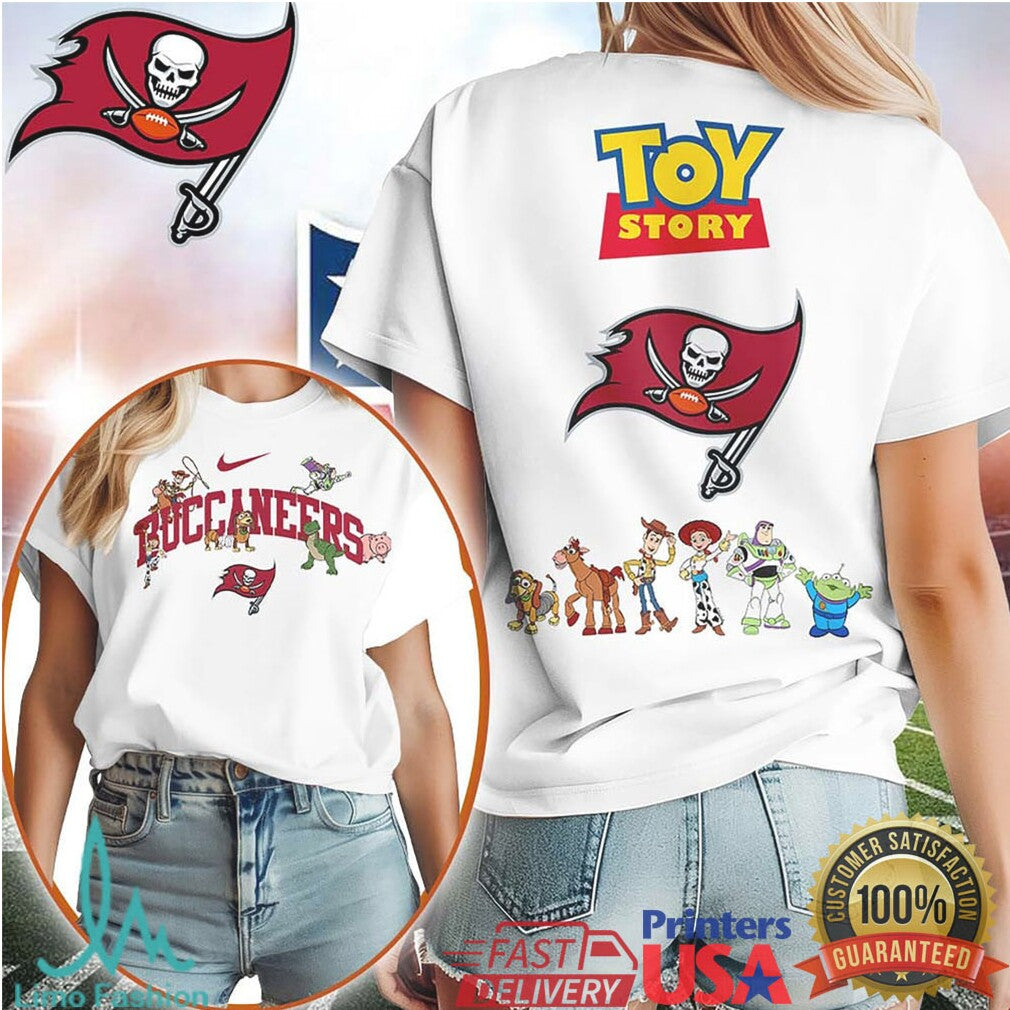 Tampa Bay Buccaneers Toy Story Character Custom NFL T Shirt