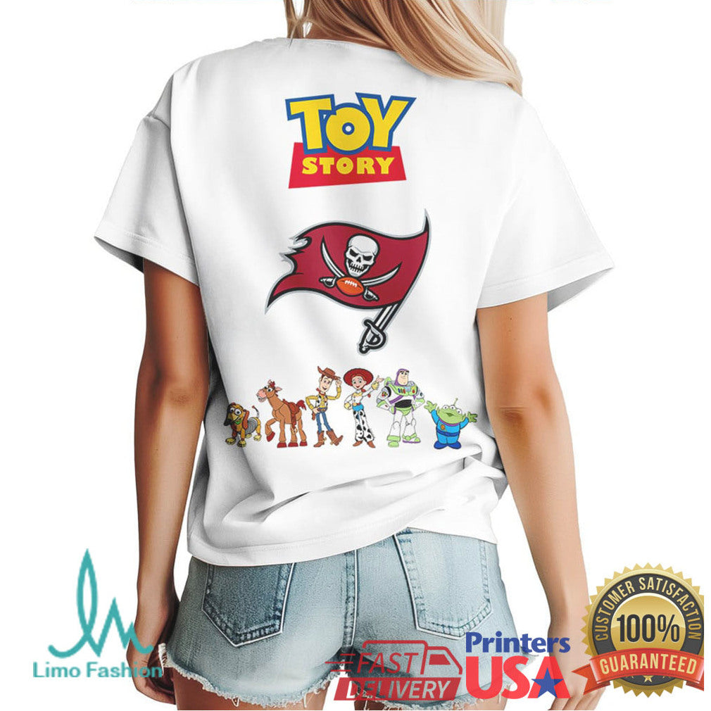 Tampa Bay Buccaneers Toy Story Character Custom NFL T Shirt