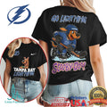 Tampa Bay Lightning Scooby Doo Hockey Mascot T Shirt - Limotees LLC