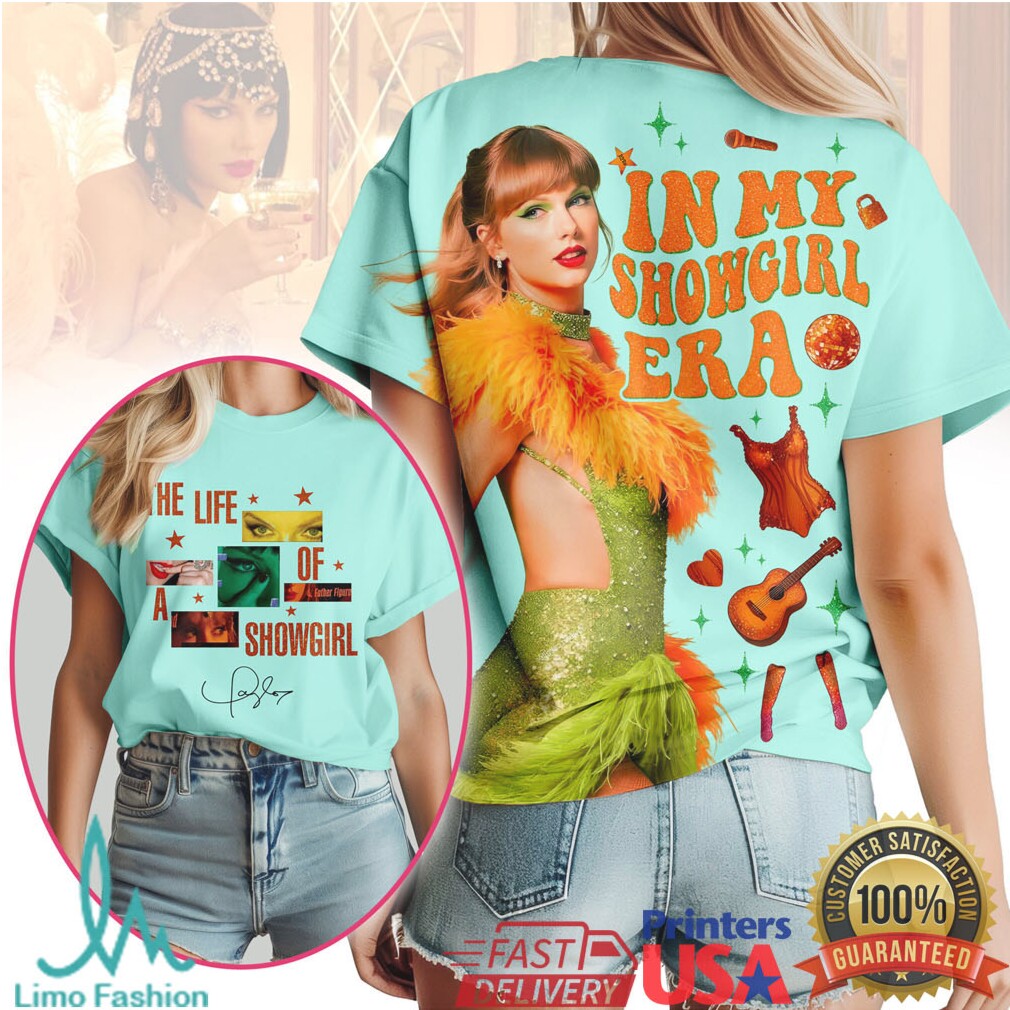 Taylor Swift In My Showgirl Era Mint Vintage Style T Shirt