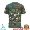 Team Snoopy Military Camo United States 250th Anniversary Peanuts T Shirt