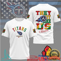 Tennessee Titans Juneteenth They Not Like Us Black History Month T Shirt - Limotees LLC