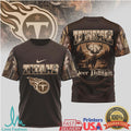 Tennessee Titans NFL Deer Hunting Camo Sleeve T Shirt - Limotees LLC