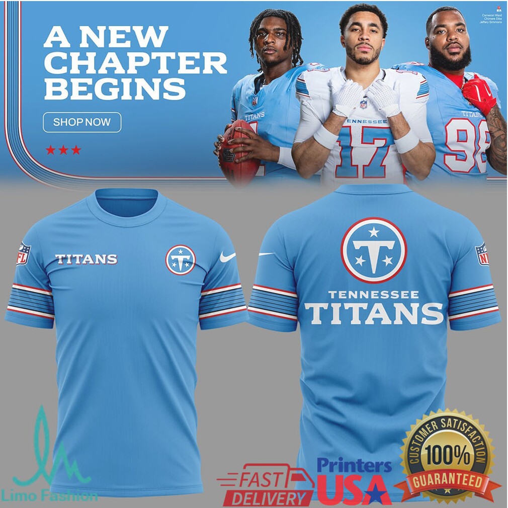 Tennessee Titans NFL Fan Gear Performance T Shirt and Hoodie Set White & Light Blue - Limotees LLC