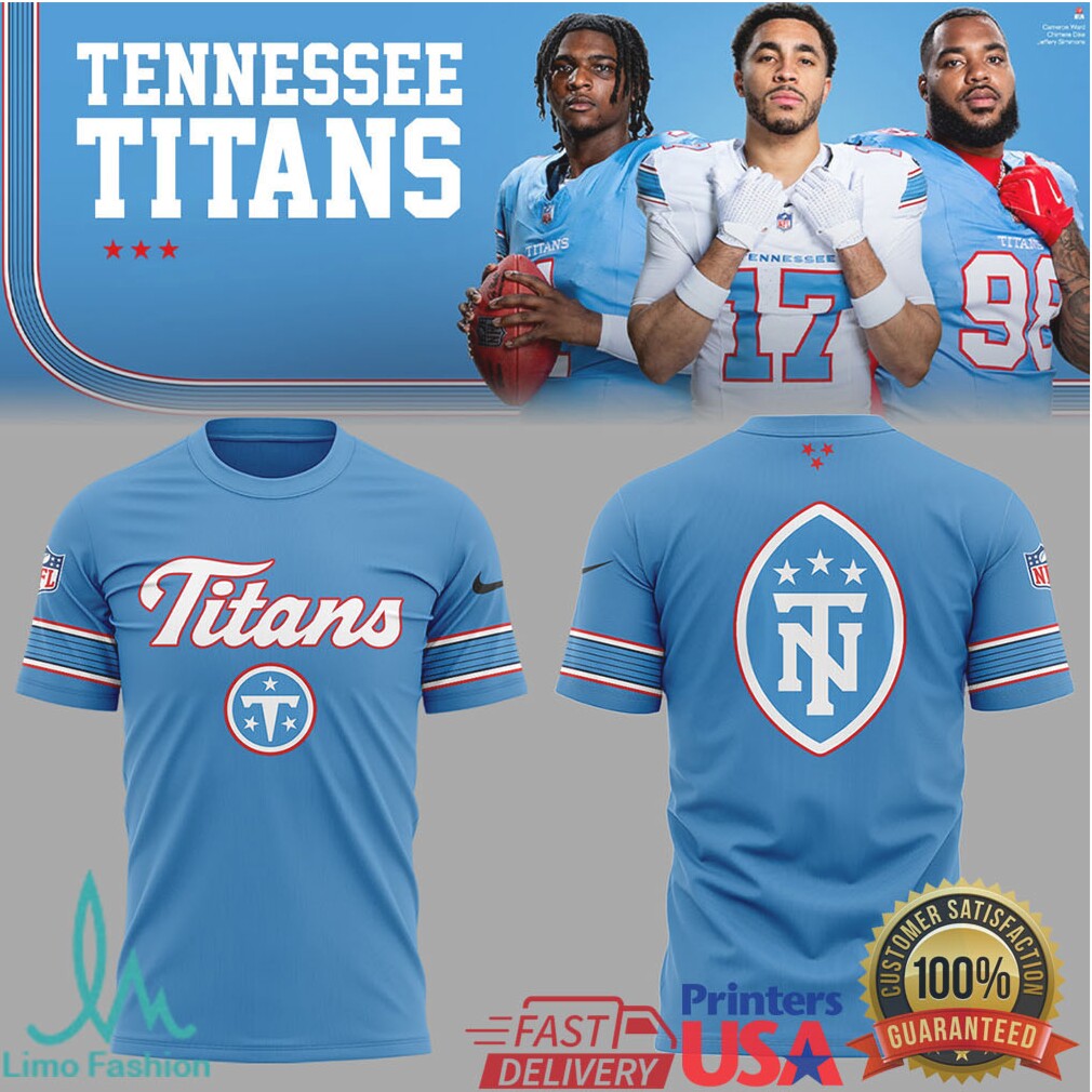 Tennessee Titans Script Wordmark Performance Hoodie and T Shirt Collection - Limotees LLC
