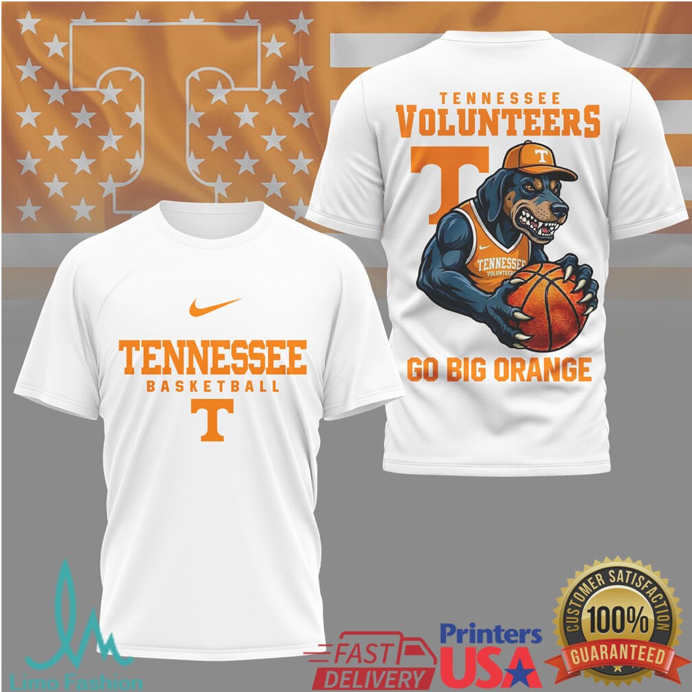 Tennessee VolunT Shirtrs Basketball Smokey Mascot Go Big Orange T Shirt - Limotees LLC