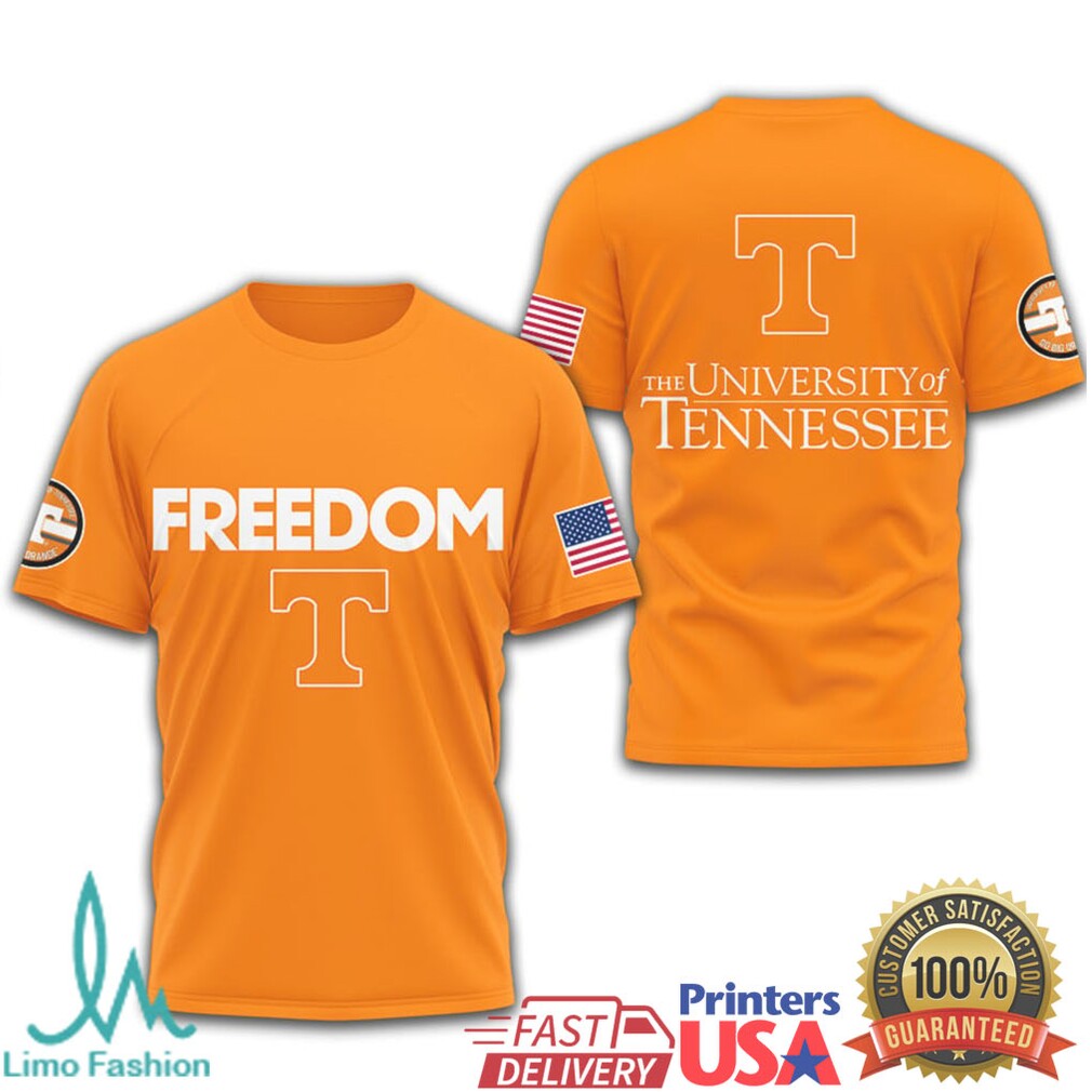Tennessee VolunT Shirtrs Freedom University of Tennessee Fan T Shirt - Limotees LLC