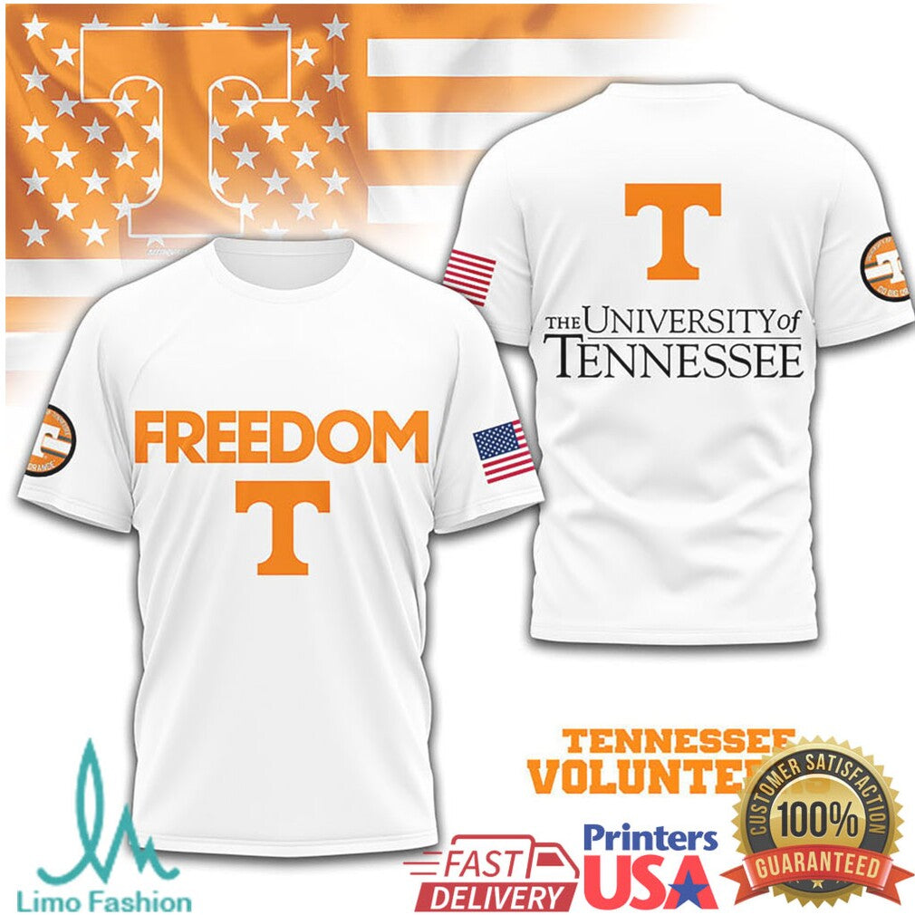 Tennessee VolunT Shirtrs Freedom University of Tennessee Fan T Shirt - Limotees LLC