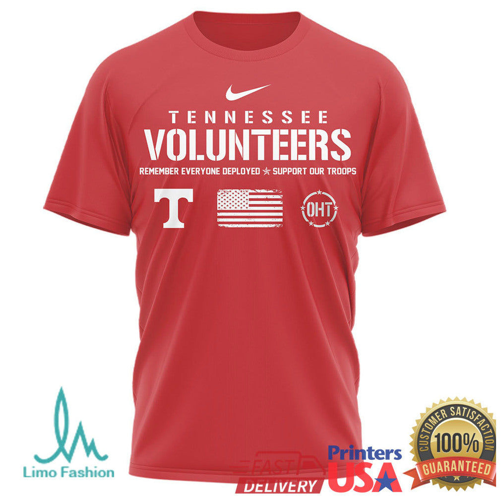 Tennessee VolunT Shirtrs Red Friday Remember Everyone Deployed Military Appreciation T Shirt - Limotees LLC