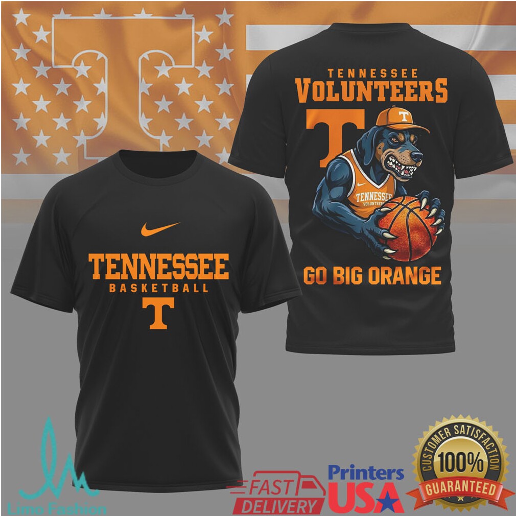 Tennessee Volunteers Basketball “Go Big Orange” Mascot T Shirt - Limotees LLC