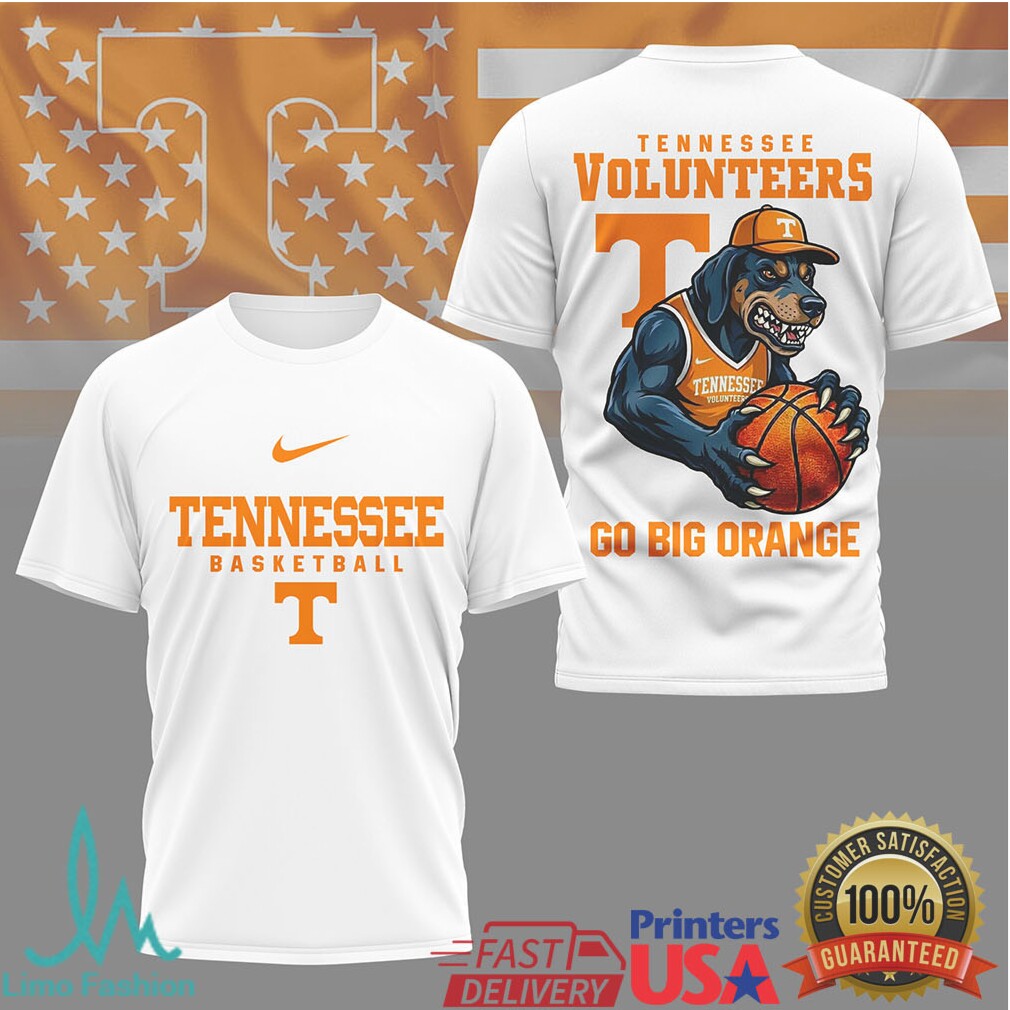Tennessee Volunteers Basketball “Go Big Orange” Mascot T Shirt - Limotees LLC