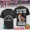 Texas A&M Aggies College Football Playoff 2025 2026 Mascot T Shirt - Limotees LLC