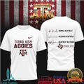 Texas A&M Aggies Heartbeat Watching Football T Shirt Gig 'Em Fan T Shirt - Limotees LLC