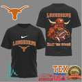 Texas Longhorns “Hook 'Em Horns” Mascot Graphic T Shirt - Limotees LLC