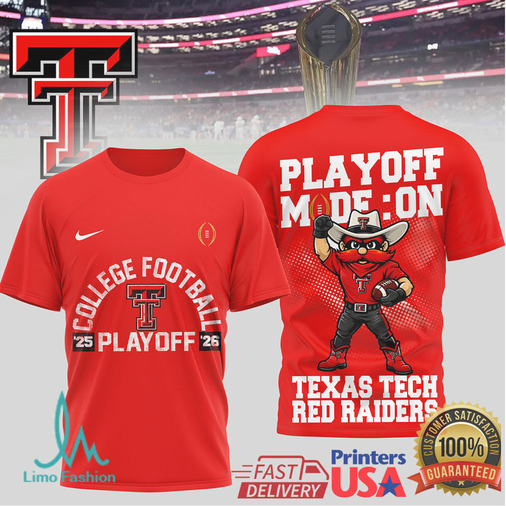 Texas Tech Red Raiders College Football Playoff 2025 2026 T Shirt - Limotees LLC