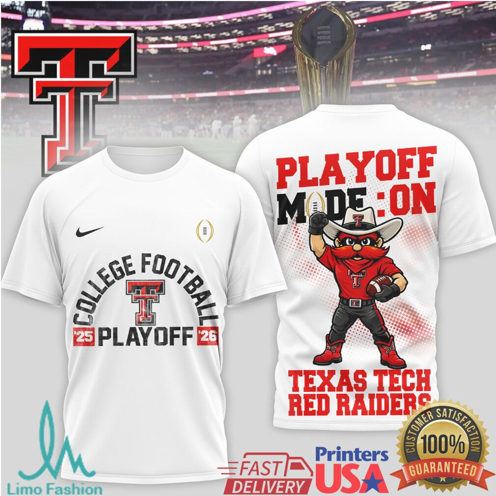 Texas Tech Red Raiders College Football Playoff 2025 2026 T Shirt - Limotees LLC
