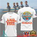 The Beach Boys x Cincinnati Bengals Retro Beach NFL T Shirt
