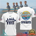 The Beach Boys x Dallas Cowboys Retro Sun NFL T Shirt - Limotees LLC