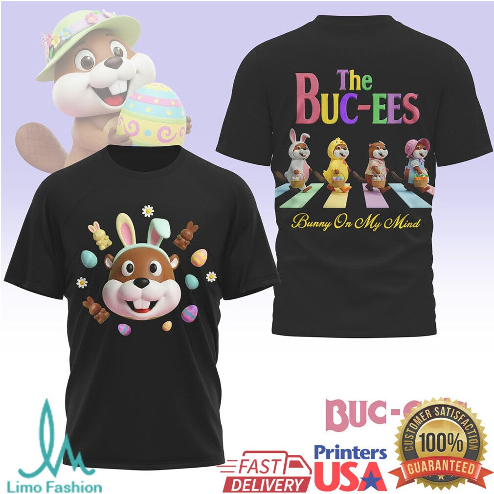 The Buc ees Bunny On My Mind Easter Abbey Road Parody T Shirt - Limotees LLC