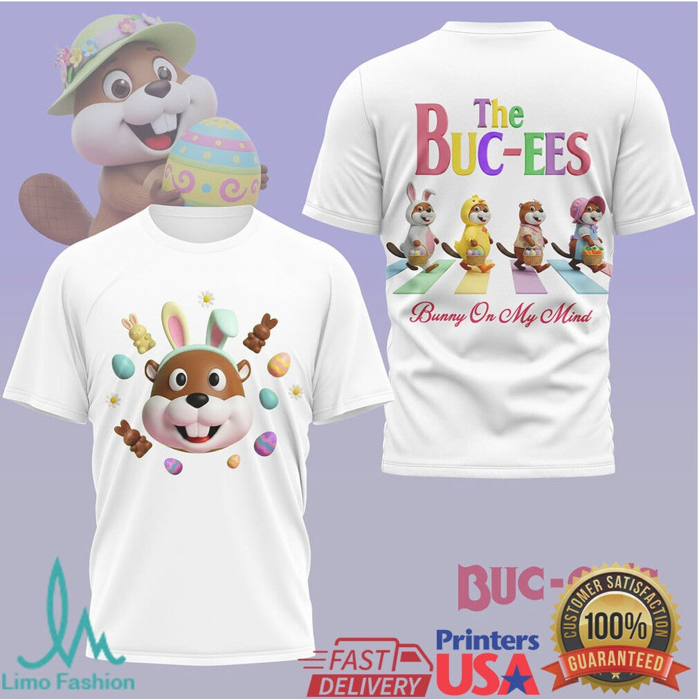 The Buc ees Bunny On My Mind Easter Abbey Road Parody T Shirt - Limotees LLC