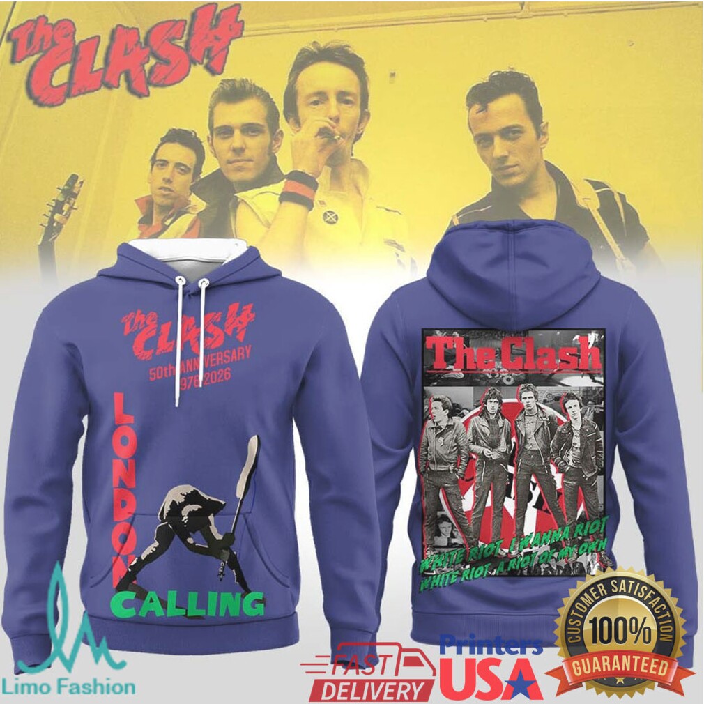 The Clash 50Th Anniversary London Calling 1976 2026 Shirt - Limotees LLC