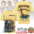 The Dirty Heads Seven Seas Skeleton Surfer All Over Print Graphic T Shirt - Limotees LLC