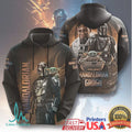 The Mandalorian and Grogu Star Wars Bounty Hunter 3D All Over Print Apparel T Shirt - Limotees LLC