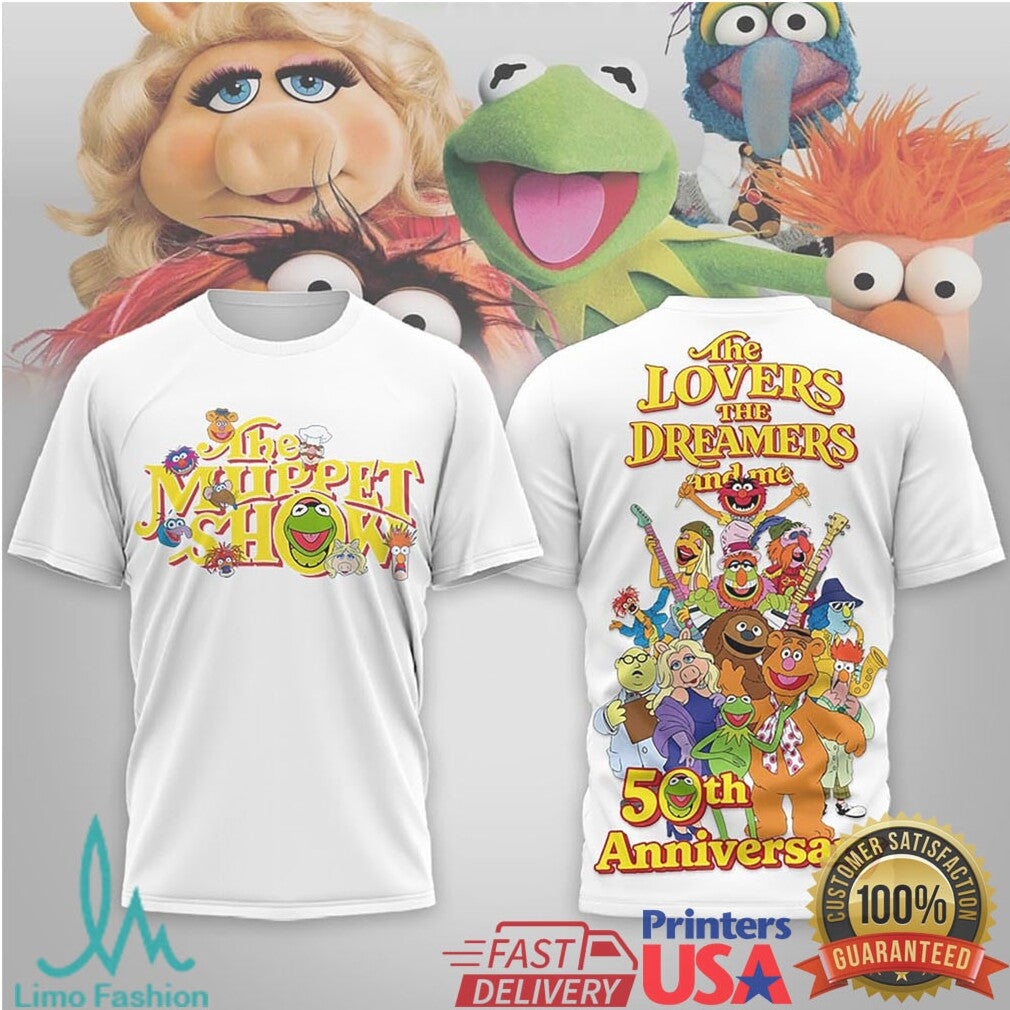 The Muppet Show 50th Anniversary “The Lovers The Dreamers and Me” Tee - Limotees LLC