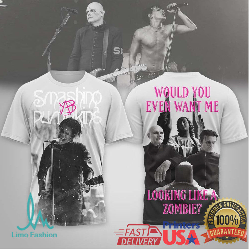 The Smashing Pumpkins Zombie Lyric Vintage Style Band T Shirt - Limotees LLC
