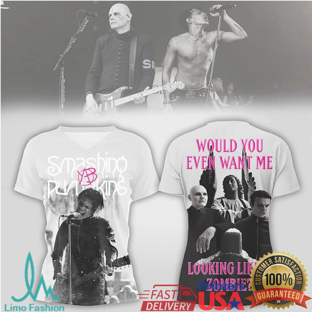 The Smashing Pumpkins Zombie Lyric Vintage Style Band T Shirt - Limotees LLC