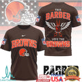 This Barber Love The Browns NFL Custom Stylist T Shirt - Limotees LLC