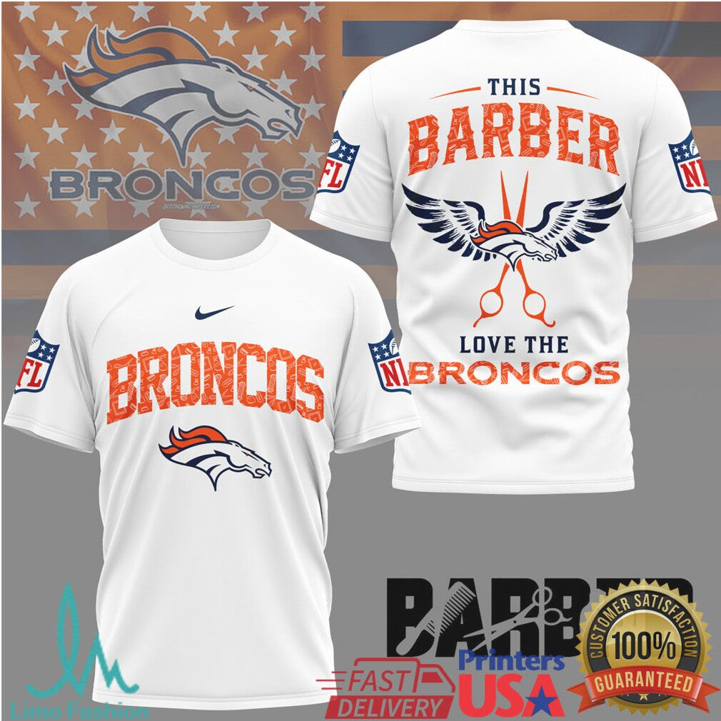 This Barber Love The Browns NFL Custom Stylist T Shirt - Limotees LLC