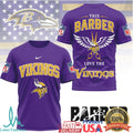 This Barber Love The Vikings NFL Custom Barber T Shirt - Limotees LLC