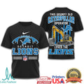 This Grumpy Old Caterpillar Operator Loves The Detroit Lions NFL T Shirt - Limotees LLC