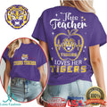 This Teacher Loves Her LSU Tigers T Shirt Gameday Apparel - Limotees LLC