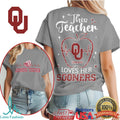This Teacher Loves Her Sooners Oklahoma University Back To School T Shirt - Limotees LLC