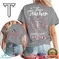 This Teacher Loves Her Trojans Personalized School Spirit T Shirt - Limotees LLC