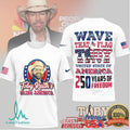 Toby Keith Bless America 250 Years of Freedom Memorial T Shirt - Limotees LLC